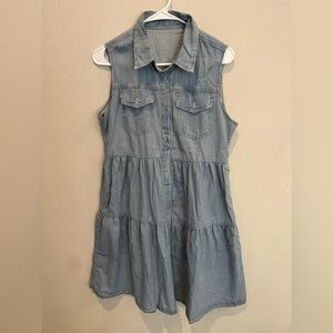 Light denim dress
